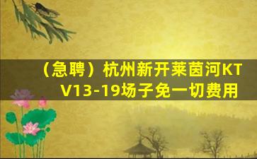 株洲KTV招聘